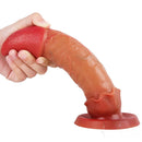 8.86in Brush Design Dildo No Eggs Sex Toy For Couples