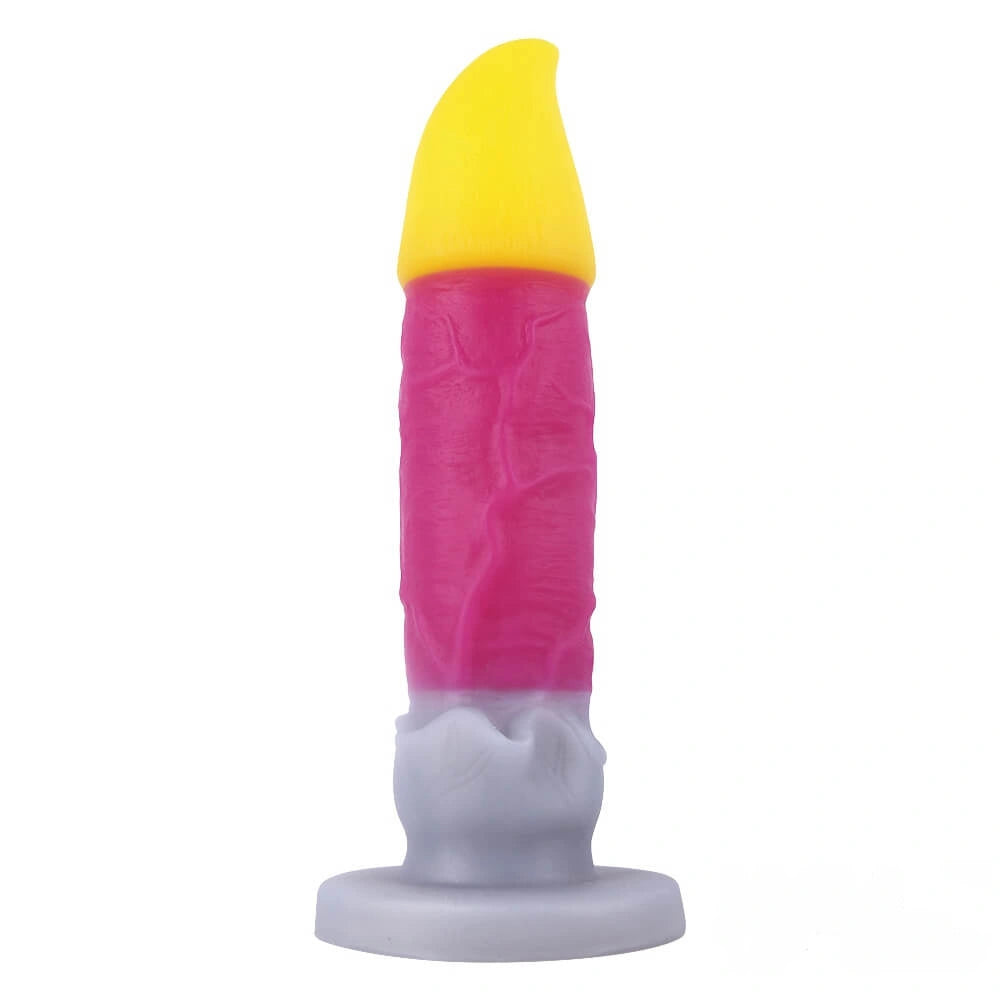 8.86in Brush Design Dildo No Eggs Sex Toy For Couples