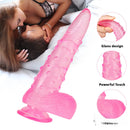 8.86in Corn Cob Dildo With Barded Dot For Women Massaging
