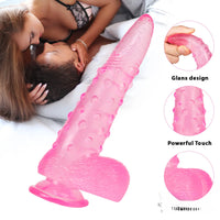 8.86in Corn Cob Dildo With Barded Dot For Women Massaging