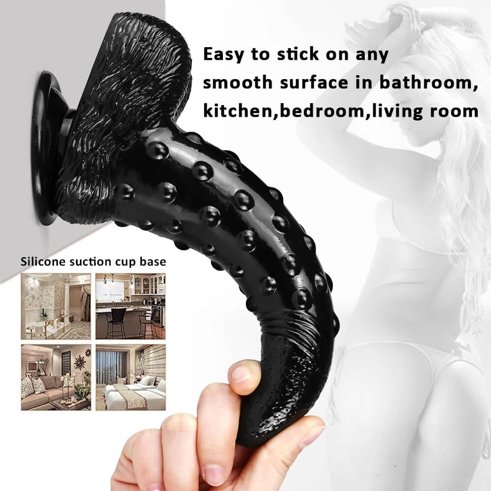 8.86in Corn Cob Dildo With Barded Dot For Women Massaging