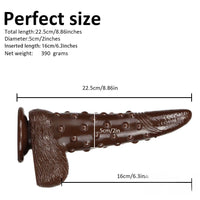 8.86in Corn Cob Dildo With Barded Dot For Women Massaging