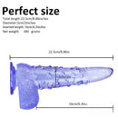 8.86in Corn Cob Dildo With Barded Dot For Women Massaging