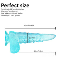 8.86in Corn Cob Dildo With Barded Dot For Women Massaging