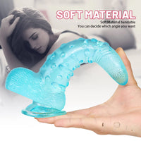 8.86in Corn Cob Dildo With Barded Dot For Women Massaging