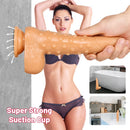 8.86in Corn Cob Dildo With Barded Dot For Women Massaging