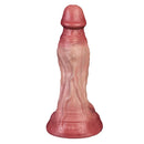 8.86in Double-layer Liquid Silicone Skin-like Soft Dildo Adult Toy For Women