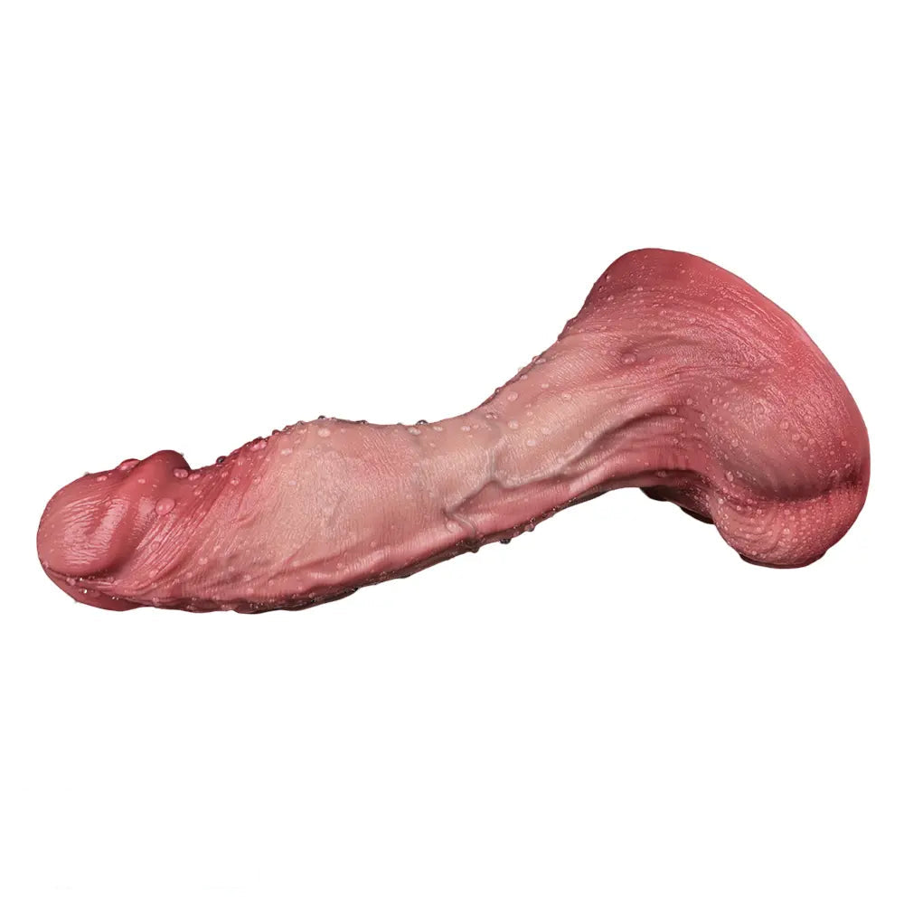 8.86in Double-layer Liquid Silicone Skin-like Soft Dildo Adult Toy For Women