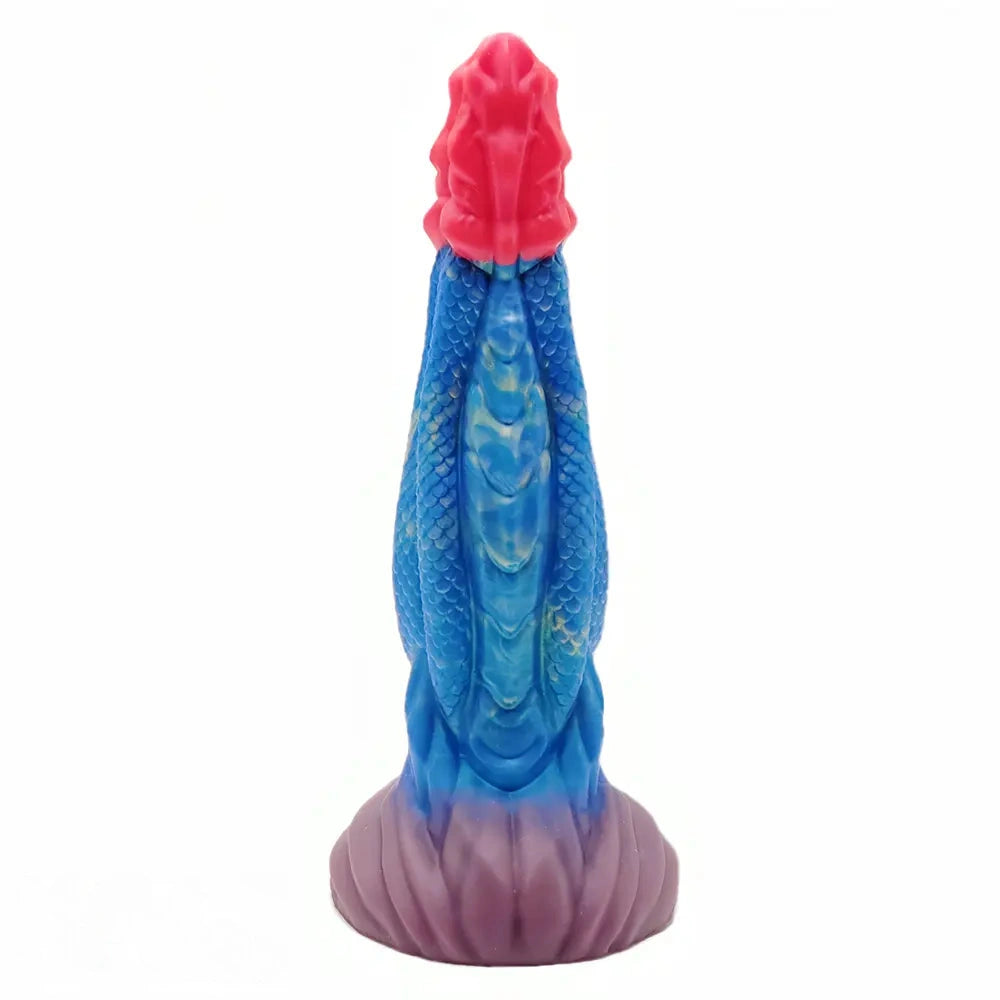 8.86in Dragon Creature Big Cock Silicone Dildo Pleasure Cock Device