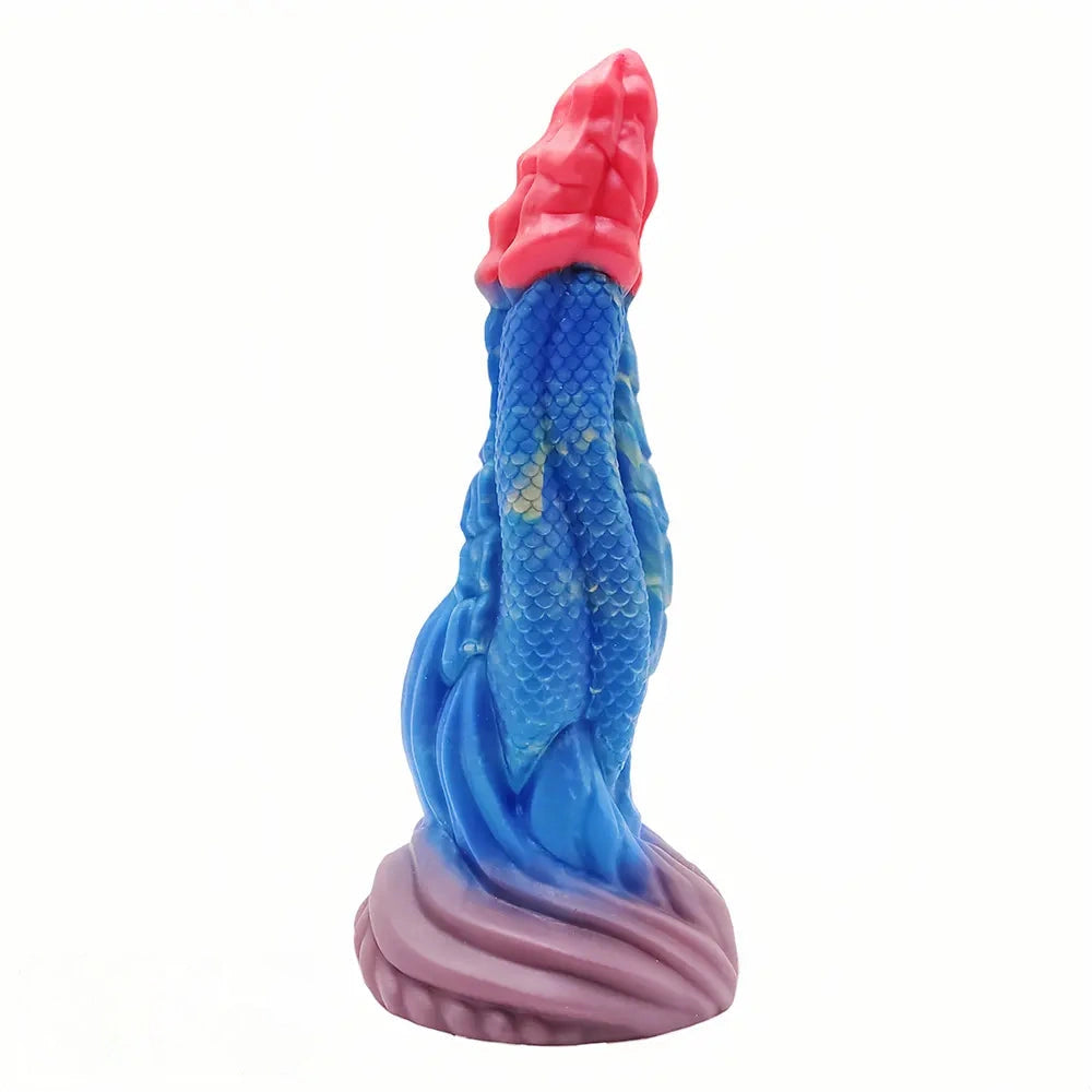 8.86in Dragon Creature Big Cock Silicone Dildo Pleasure Cock Device