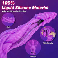 8.86in Dragon Creature Big Cock Silicone Dildo Pleasure Cock Device