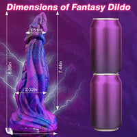 8.86in Dragon Creature Big Cock Silicone Dildo Pleasure Cock Device