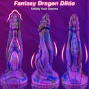 8.86in Dragon Creature Big Cock Silicone Dildo Pleasure Cock Device