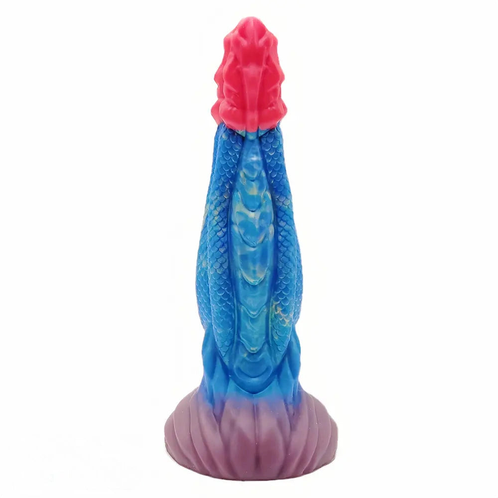 8.86in Dragon Creature Big Cock Silicone Dildo Pleasure Cock Device