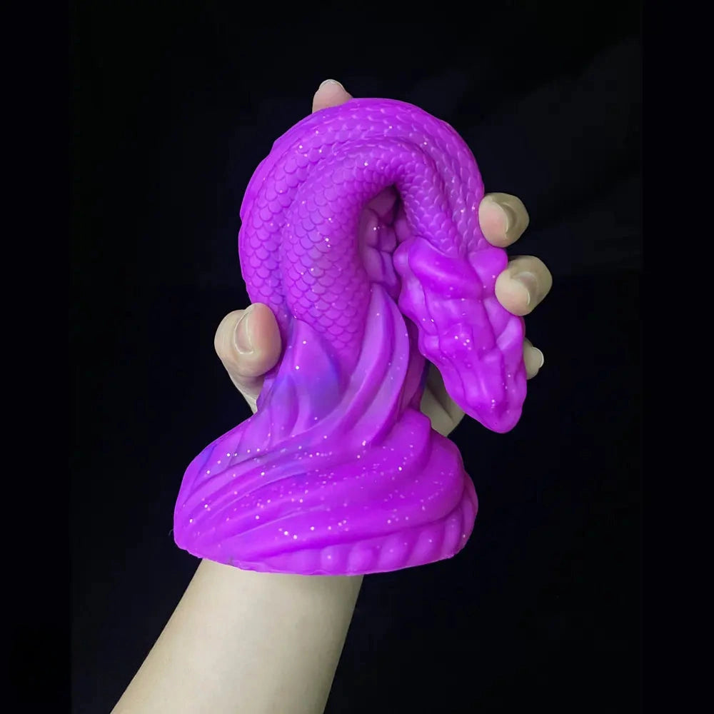 8.86in Dragon Creature Big Cock Silicone Dildo Pleasure Cock Device