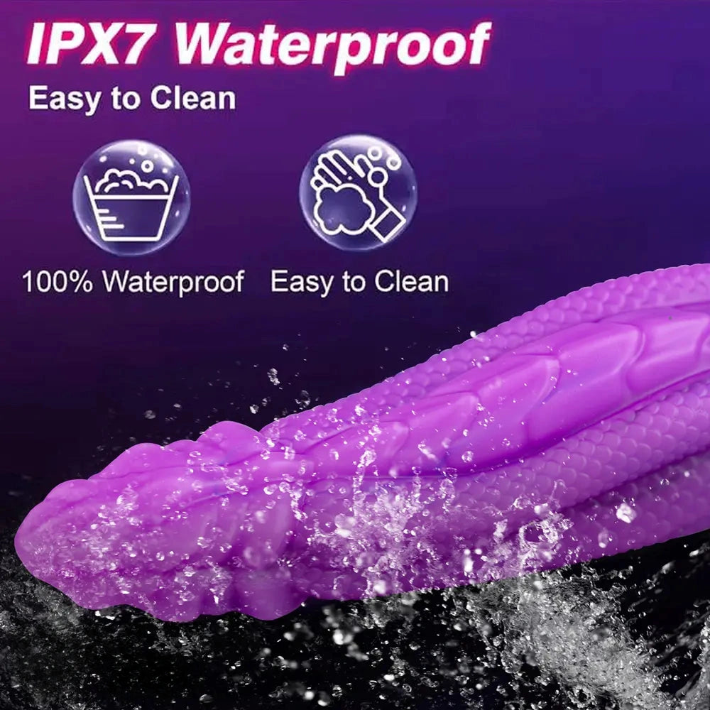 8.86in Dragon Creature Big Cock Silicone Dildo Pleasure Cock Device