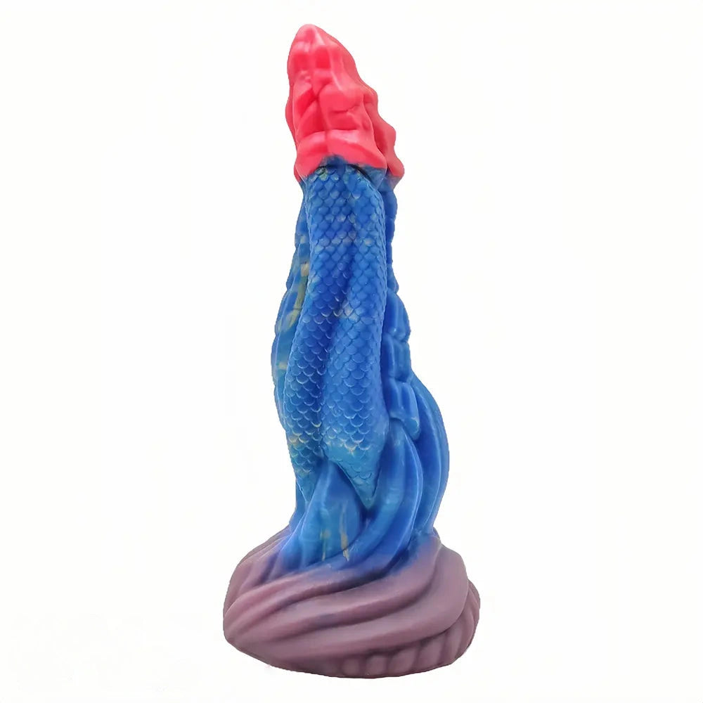 8.86in Dragon Creature Big Cock Silicone Dildo Pleasure Cock Device