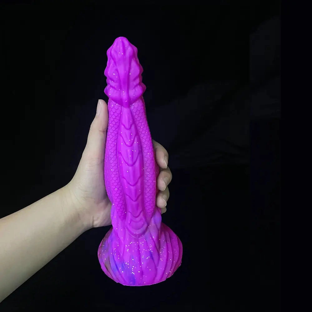 8.86in Dragon Creature Big Cock Silicone Dildo Pleasure Cock Device