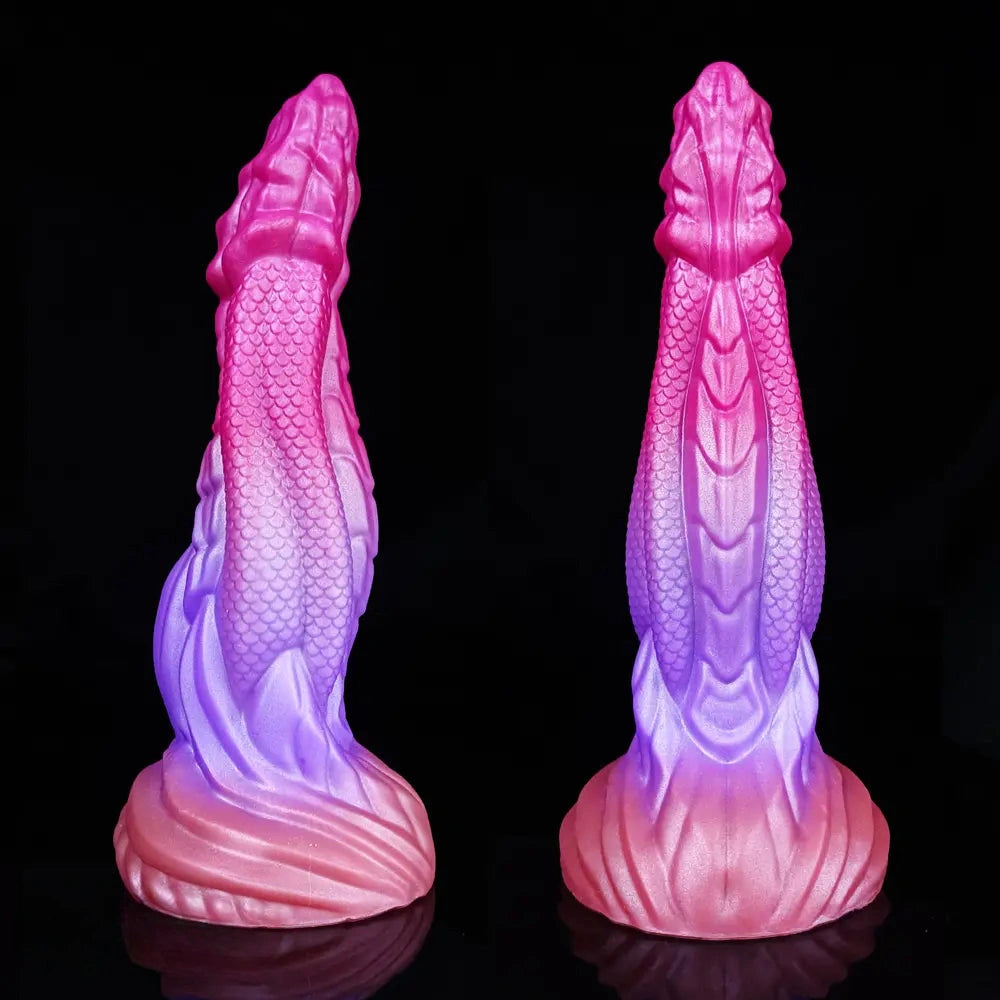 8.86in Dragon Creature Big Cock Silicone Dildo Pleasure Cock Device