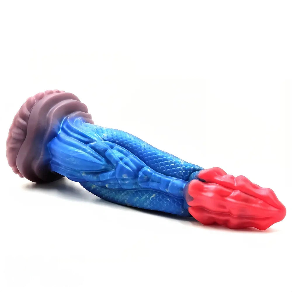 8.86in Dragon Creature Big Cock Silicone Dildo Pleasure Cock Device