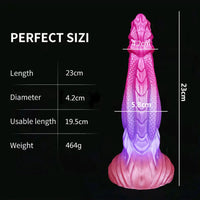 8.86in Dragon Creature Big Cock Silicone Dildo Pleasure Cock Device