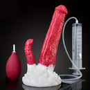 8.86in Ejaculating Big Silicone Soft Odd Dildo For Men G-Spot