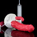 8.86in Ejaculating Big Silicone Soft Odd Dildo For Men G-Spot