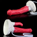 8.86in Ejaculating Big Silicone Soft Odd Dildo For Men G-Spot