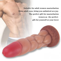 8.86in Extreme Deep Anal Dildo SM Anal Plug With Flower Sucker