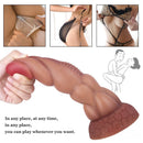 8.86in Extreme Deep Anal Dildo SM Anal Plug With Flower Sucker