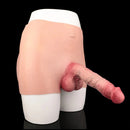 8.86in Hollow Penis Dildo Sleeve Silicone Soft Pants Thickened Mid-Range