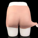 8.86in Hollow Penis Dildo Sleeve Silicone Soft Pants Thickened Mid-Range
