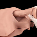 8.86in Hollow Penis Dildo Sleeve Silicone Soft Pants Thickened Mid-Range
