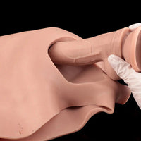 8.86in Hollow Penis Dildo Sleeve Silicone Soft Pants Thickened Mid-Range