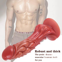 8.86in Hot Monster Fantasy Dildo Weird Animal Chinese Dragon Toy