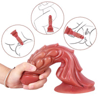 8.86in Hot Monster Fantasy Dildo Weird Animal Chinese Dragon Toy