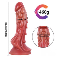 8.86in Hot Monster Fantasy Dildo Weird Animal Chinese Dragon Toy