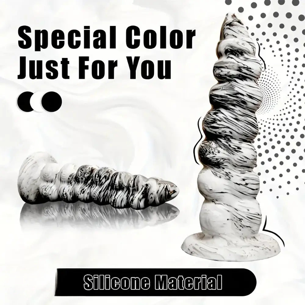 8.86in Monster Realistic Big Fantasy Odd Soft Dildo Prostate Massager