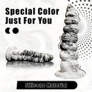 8.86in Monster Realistic Big Fantasy Odd Soft Dildo Prostate Massager