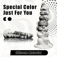 8.86in Monster Realistic Big Fantasy Odd Soft Dildo Prostate Massager