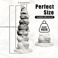 8.86in Monster Realistic Big Fantasy Odd Soft Dildo Prostate Massager