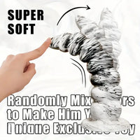 8.86in Monster Realistic Big Fantasy Odd Soft Dildo Prostate Massager