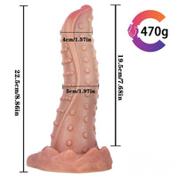 8.86in No Eggs Snake Animal SM Dildo Sex Toy For Gay