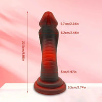 8.86in Realistic Monster Snake Dildo Silicone Sex Toy For G-spot Stimulation