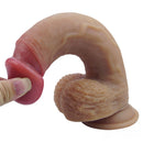 8.86in Realistic Penis Erotic Soft Double Layer Dildo For Adults