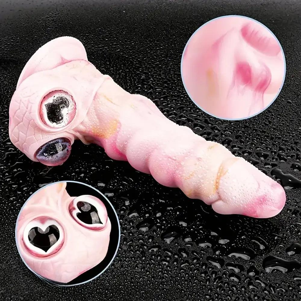 8.86in Realistic Silicone Big Fantasy Dildo Adult Sex Toy For Couples