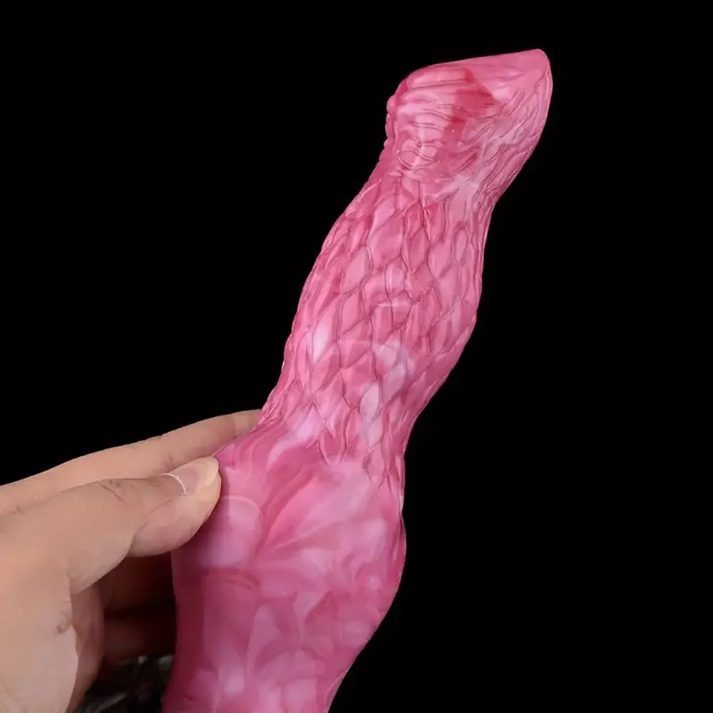 8.86in Silicone Animal Spray Water Dog Knot Ejaculating Dildo