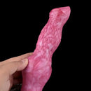 8.86in Silicone Animal Spray Water Dog Knot Ejaculating Dildo