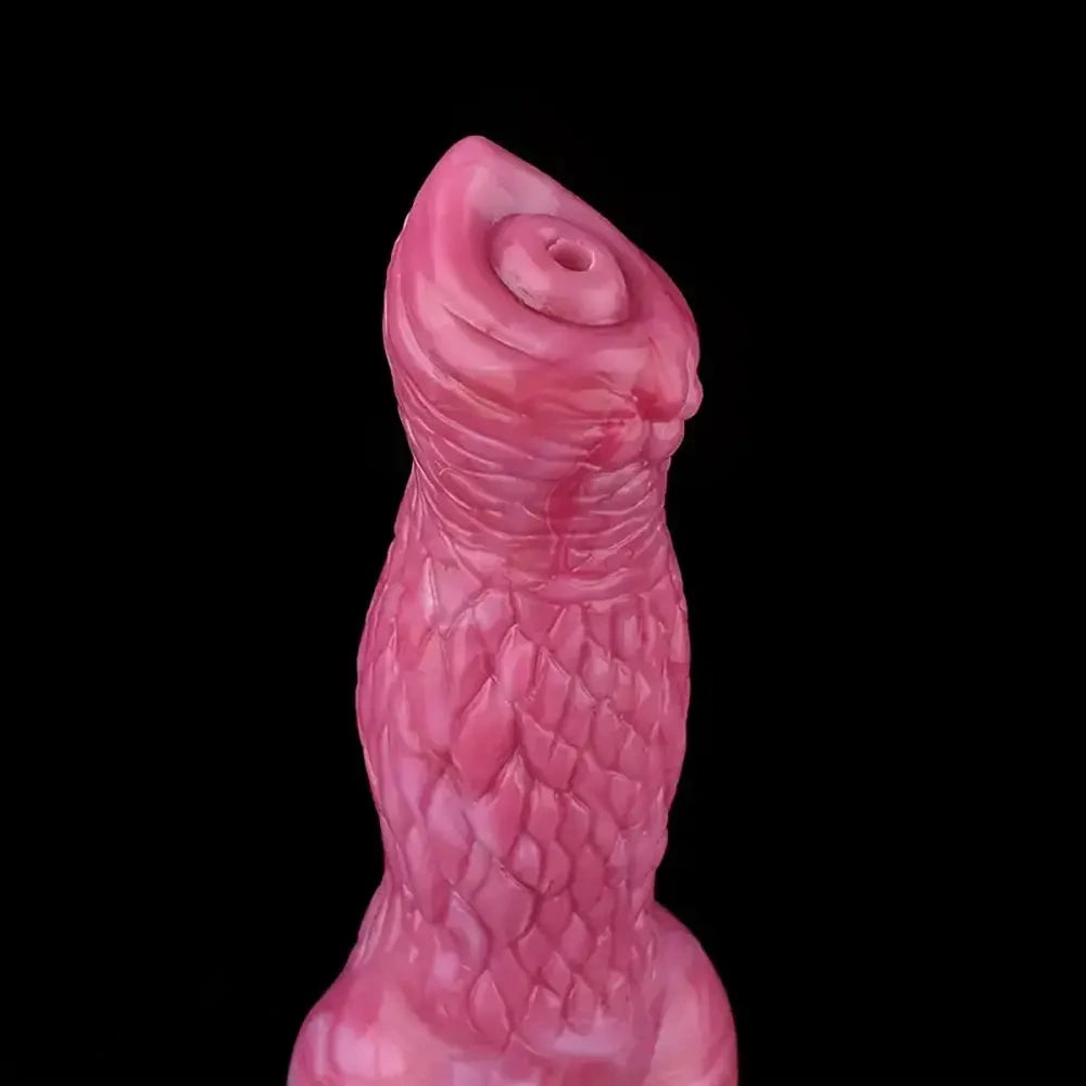 8.86in Silicone Animal Spray Water Dog Knot Ejaculating Dildo