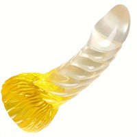8.86in Spiral Fantasy Big Anal Plug Dildo For Vaginal Massage G-Spot